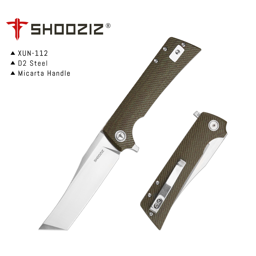 Edc Carry Clip - Nóż składany Shooziz XUN112 EDC z