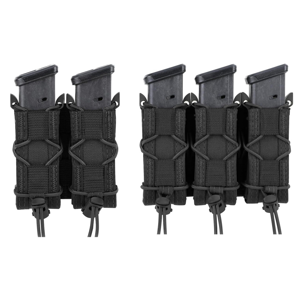 Edc Carry Flashlight - Kabura na magazynek pistoletowy 9mm, dwu-/trójrzędowa,