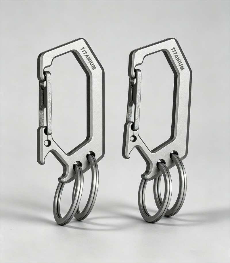 Bottle Opener Keyring - Tytanowy brelok do kluczy w kształcie