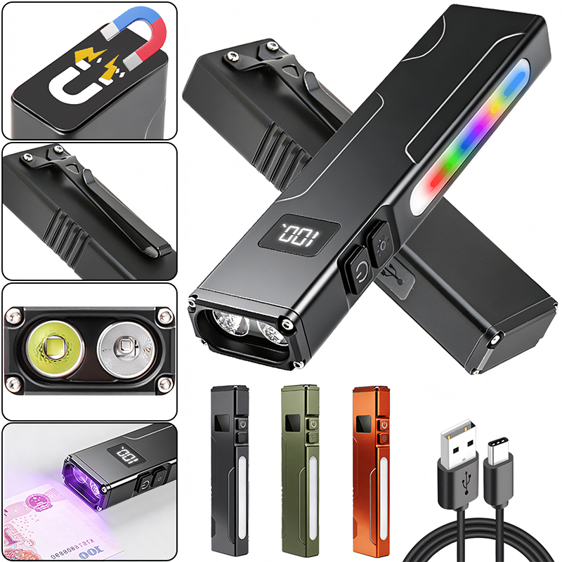 Wielofunkcyjna latarka robocza – Edc Carry Clip recenzja i cena