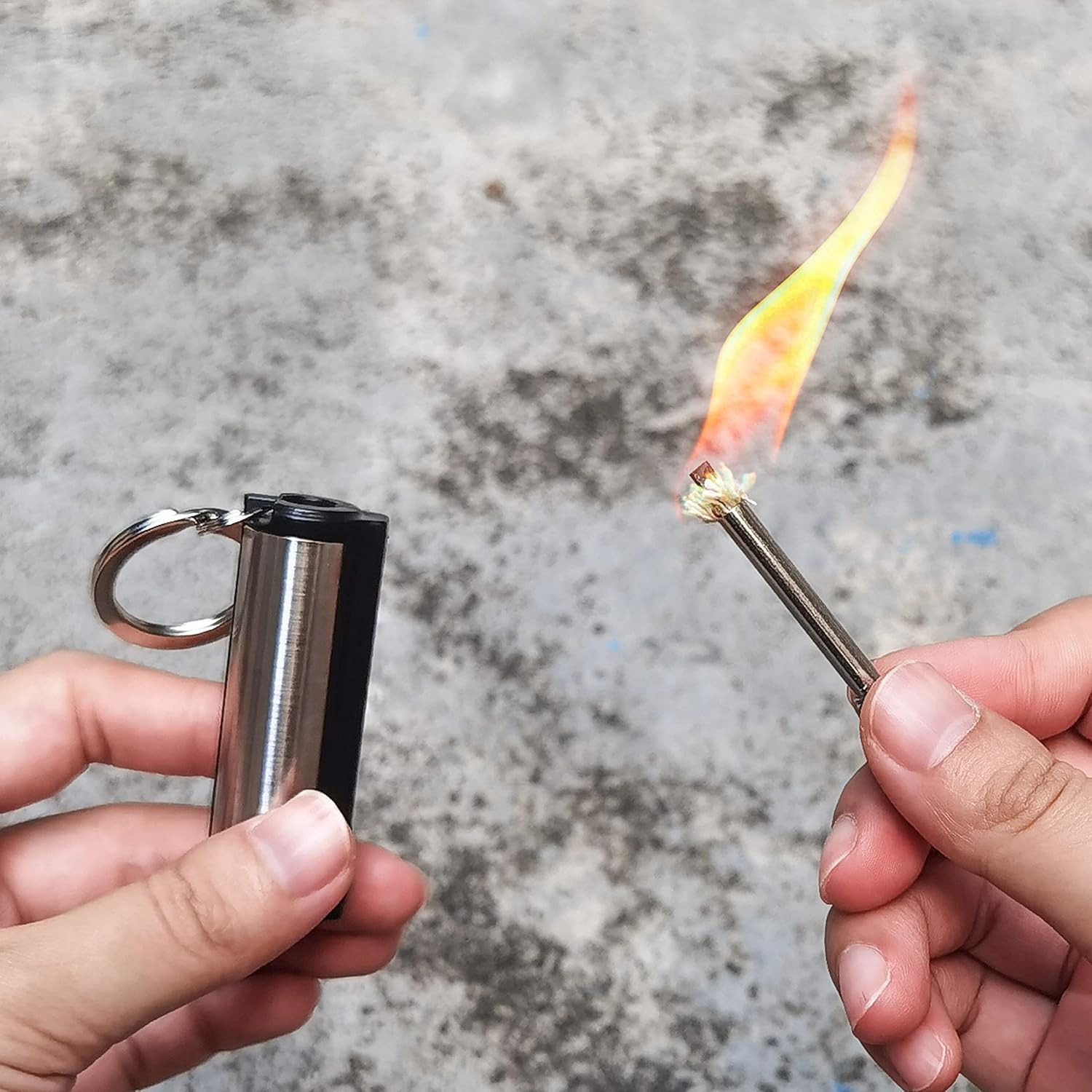 Zestaw 1-5 sztuk kamek magnezo – Ferro Rod Striker recenzja i cena